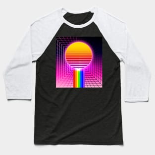 Ray of Sunshine Synthwave Baseball T-Shirt